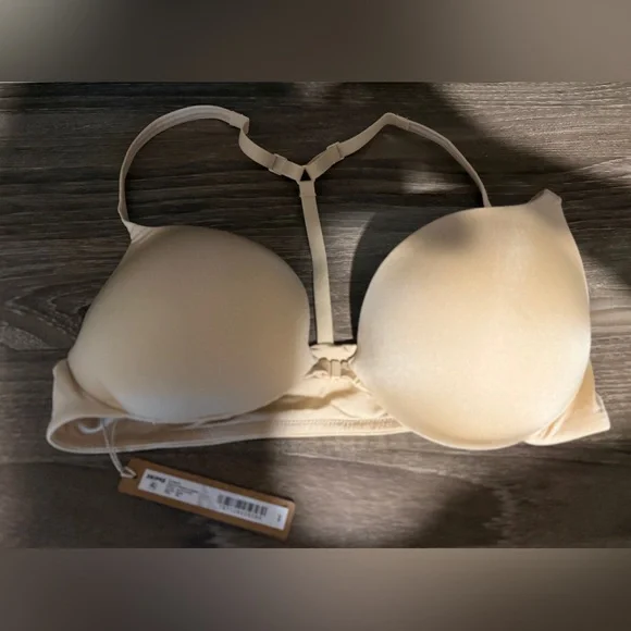 SKIMS Ultimate Push-Up Front Closure Bra Sand Nude Size 36B NWT - Picture 6 of 11
